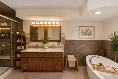 27. 933 River Rd. Serene spa-inspired bathroom retreat
