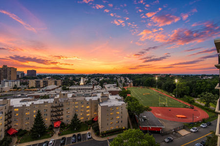 30. 2200 N Central Cityscape at sunset with sports field