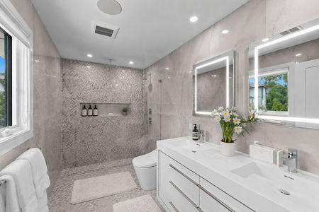 30. 35 Jane Modern minimalist bathroom with spa feel
