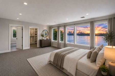 31. 35 Shore Serene bedroom with sunset view