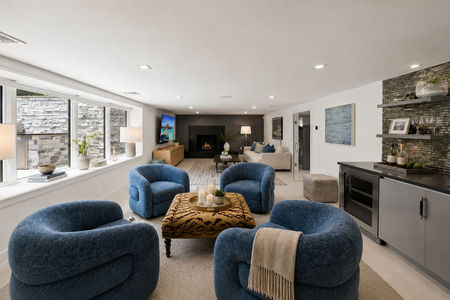 36. 35 Jane Contemporary basement living room design
