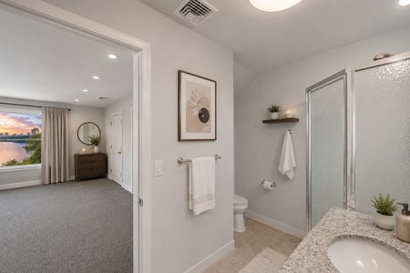 36. 35 Shore Contemporary bathroom with scenic view