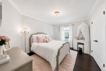 36. 5 Gates Pl Cozy feminine bedroom with pink accents