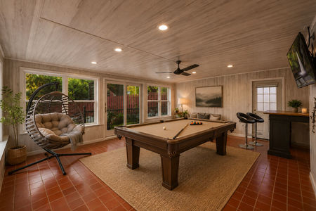 38. 933 River Rd. Cozy modern game room retreat