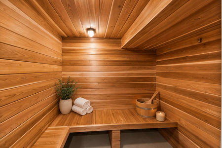 44. 35 Jane Cozy modern sauna interior design