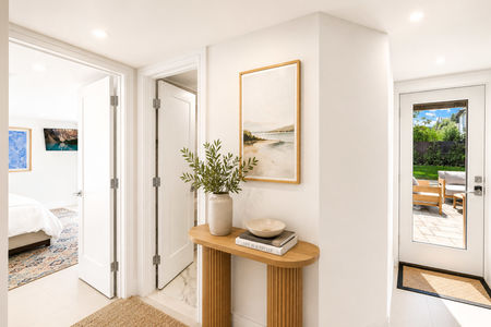 45. 35 Jane Modern minimalist hallway with natural accents
