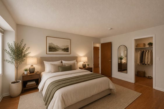 5 Kings Cozy neutral-toned bedroom retreat