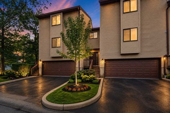 5 Kings Warm evening glow over suburban townhouses