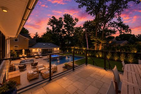 52. 35 Jane Cozy sunset view over luxurious backyard