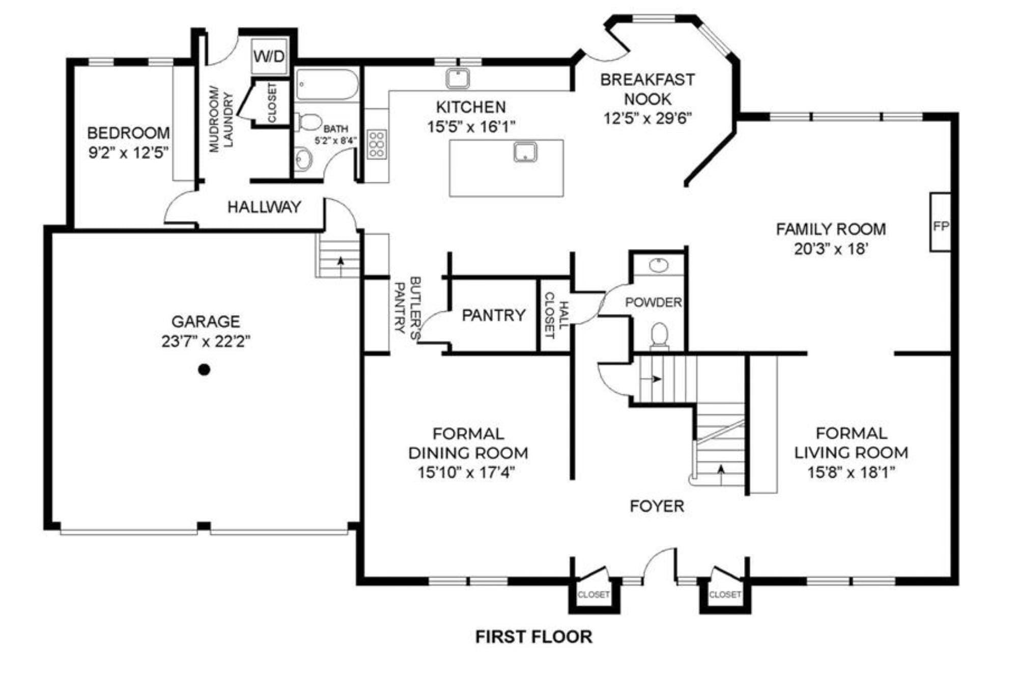 56 Arnold Closter Floor Plans First Floor