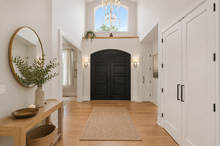 6. 14 Allison Modern coastal foyer with natural light