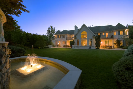 back yard fountain 159 Anderson Alpine New Jersey Proper