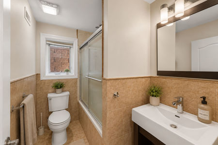 65. 335 Riverdale Modern, neutral-toned bathroom interior