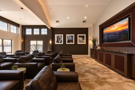 7. 26 Ave Port Imperial Luxurious lounge with sunset view