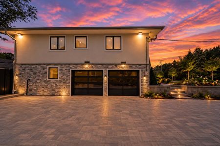 7. 35 Jane Sunset over a modern suburban home