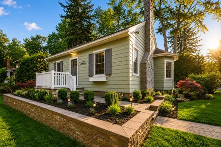 7 Front Door and walkway of 32 Brook St in Closter New Jersey Proper
