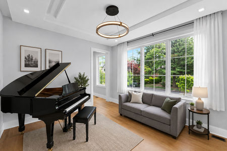 8. 14 Allison Modern minimalist music and living room