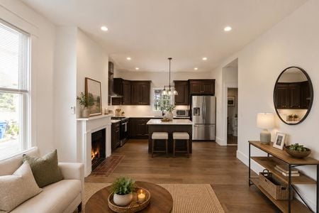 8. 67 E Clinton Cozy modern living room and kitchen