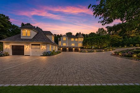 0.16 38 Bridle Way Saddle River NJ Twilight Estate with Glowing Gardens