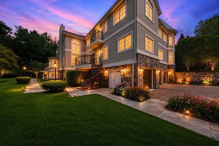0.20 38 Bridle Way Saddle River NJ Twilight Luxury Estate with Lush Gardens