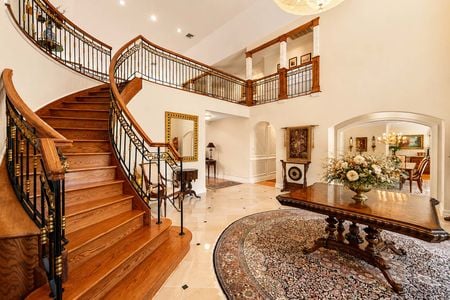 0.26 38 Bridle Way Saddle River NJ Grand Foyer With Stairs
