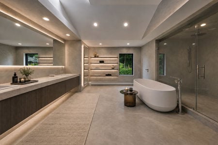 0.30. 1 Lambs Contemporary Spa-Like Bathroom Retreat