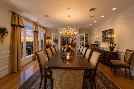0.34a 38 bridle Way Saddle River NJ Formal Dining Room with a view