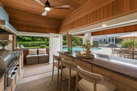 0.4 38 Bridle Way Saddle River NJ Open-Air Kitchen and Poolside Retreat