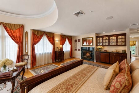 0.43c 38 Bridle Way Saddle River NJ Luxurious Traditional Bedroom with Fireplace
