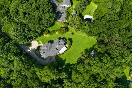 0.47. 1 Lambs Aerial View of Woodland Estate and Pool