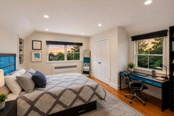 0.49 16 N Brae Modern Bedroom at Sunset