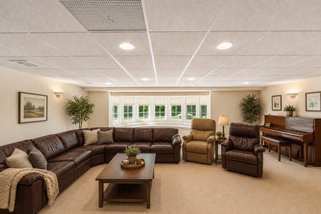 0.49h 38 Bridle Way Saddle River NJCozy Basement Living Room with Piano