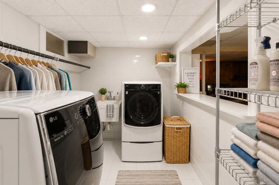 0.57 16 n Brae Bright Modern Laundry Room Organization
