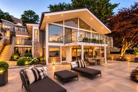 11. 23 Shore Upscale Waterfront Patio at Golden Hour