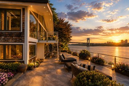 3. 23 Shore Golden-Hour Riverside Terrace