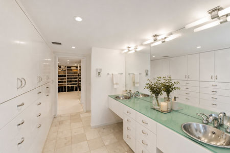 31 .23 Shore Bright Minimalist Vanity and Walk-In Closet