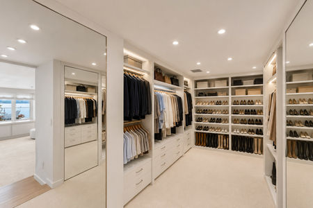 32. 23 Shore Luxurious Waterfront Walk-In Closet