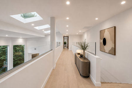 38. 1 Lambs Bright Modern Hallway with Glass Railings