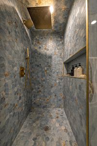 41. 1 Lambs Luxury Hex-Tile Shower Retreat