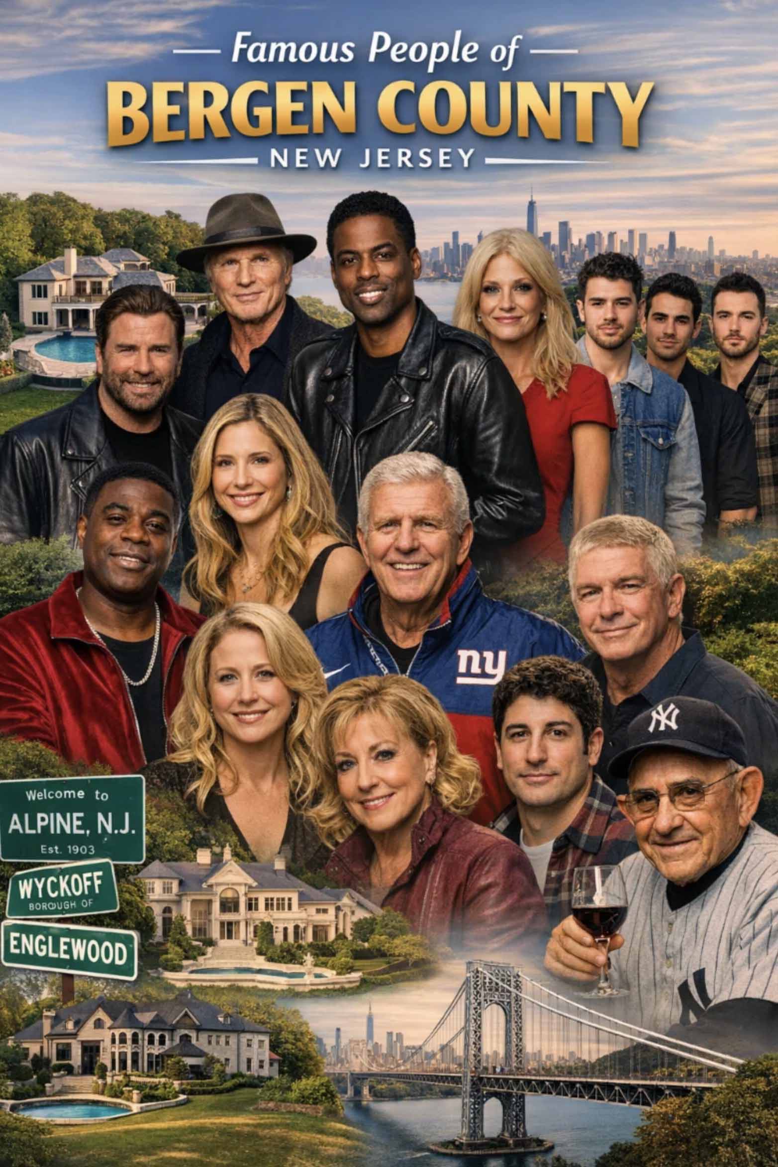 Famous People From Bergen County New Jersey