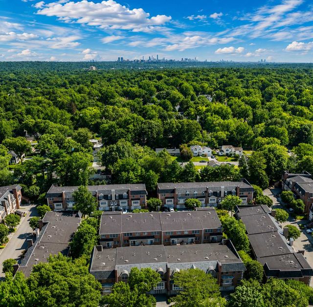 Stonegate Suburban Homes Amid Forest and Skyline
