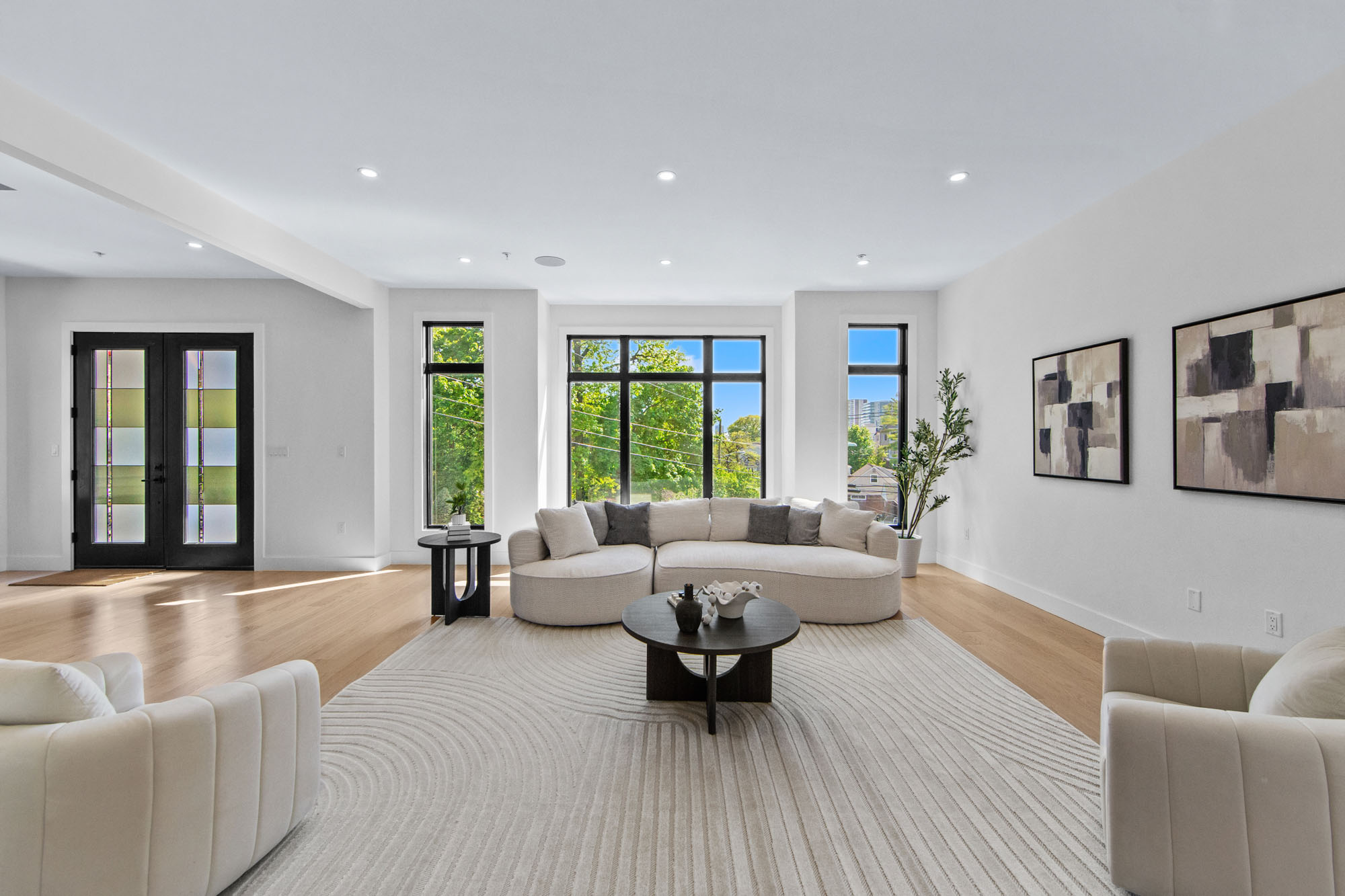 After staging image showing professionally staged luxury home interior in Northern New Jersey