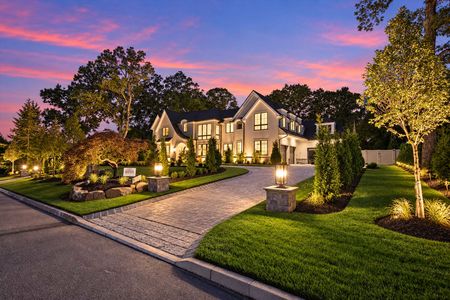 0.02 90 Essex Dr, Tenafly NJ Exterior at Twilight