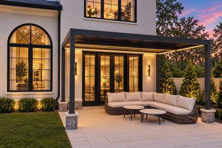 0.08 Led Lit Pergola at 90 Essex Dr Tenafly NJ -2