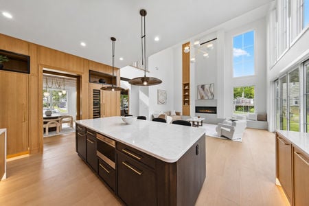 17 Built in Wine Fridge in Designer Kitchen