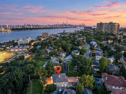 2 Aerial Twilight Shot of the Fort Lee Bluffs