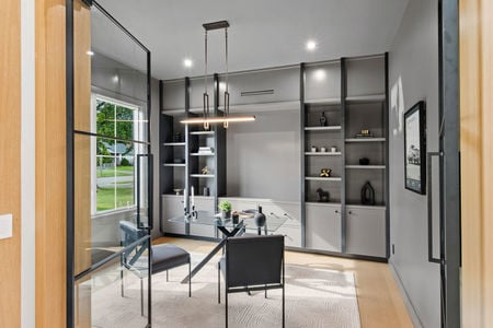 20 Office with Glass Doors in Luxury New Construction