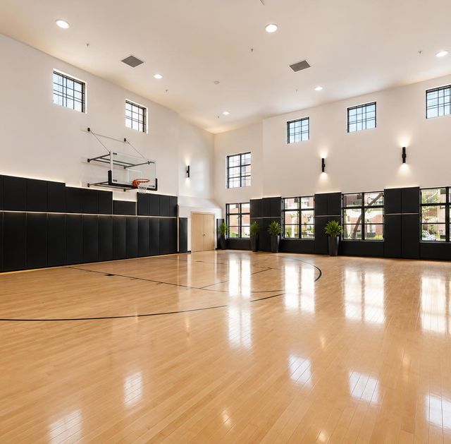 26 ave port imperial Modern basketball court with minimalist design