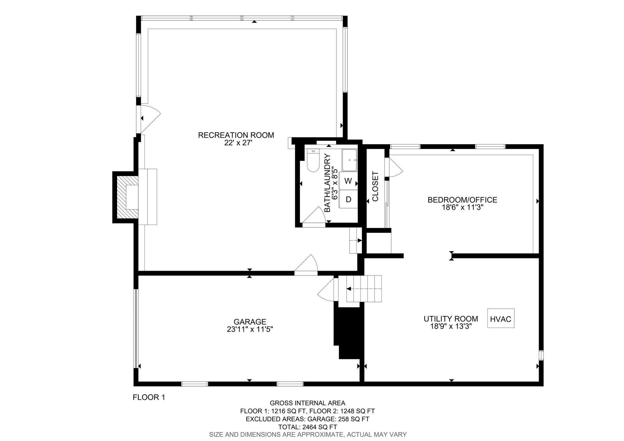 299 Charnwood Rd Floor Plan Downstairs