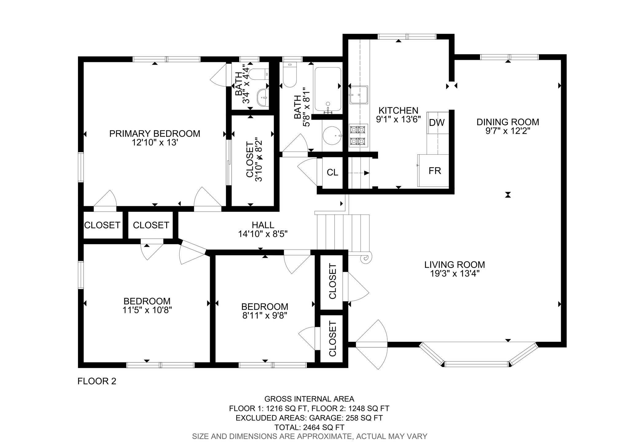 299 Charnwood Rd Floor Plan Upstairs